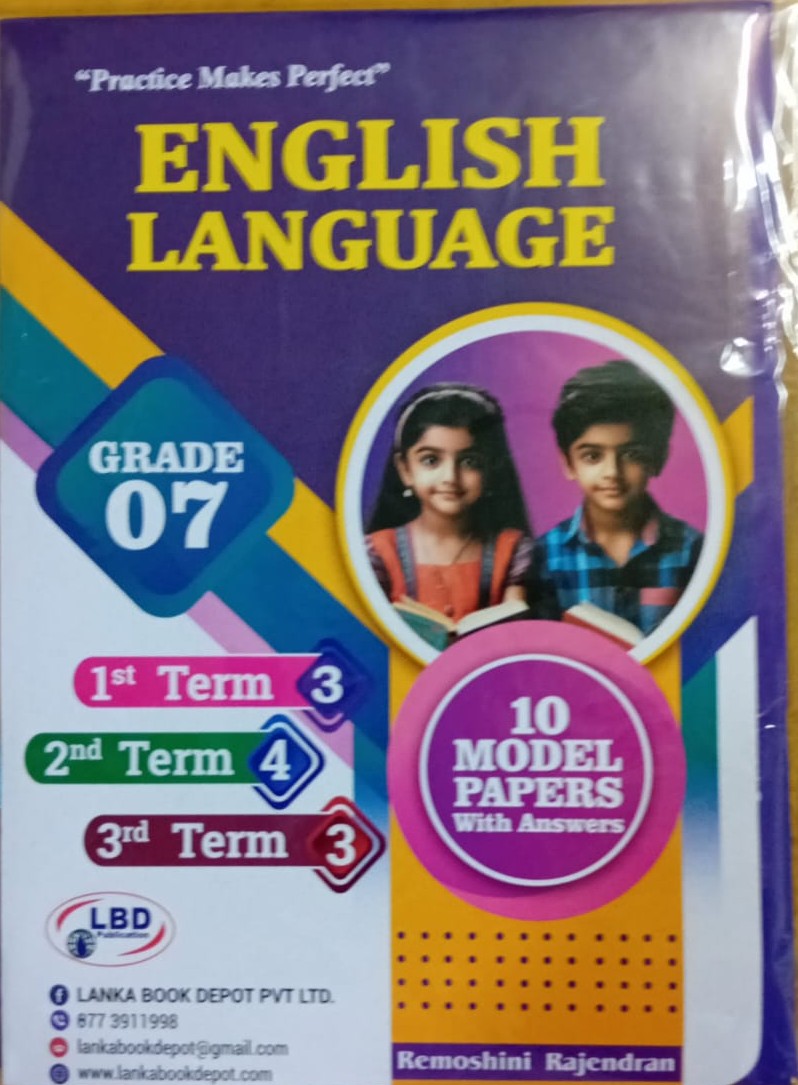 English Language Grade 7 : 10 Model Papers With Answers