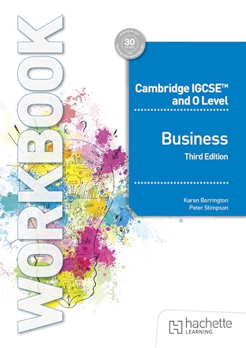 Cambridge IGCSE and O Level Business Workbook : 3rd Edition