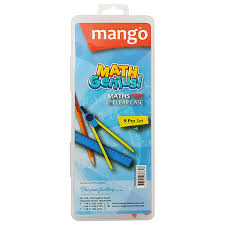 Maths Genius : 9 pcs Maths set and clear case