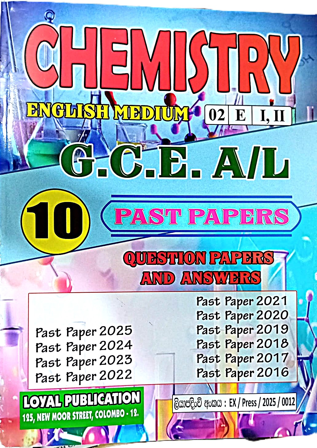 A Level Past Papers Chemistry : 2016 - 2025
