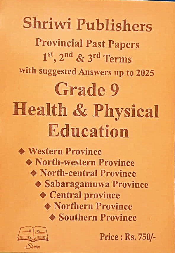 Health and Physical Education Grade 9 : Provincial Past Papers with Answers Upto 2025