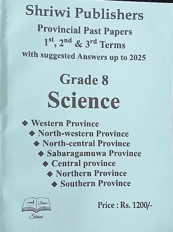 Science Grade 8 : Provincial Past Papers with Answers Upto 2025