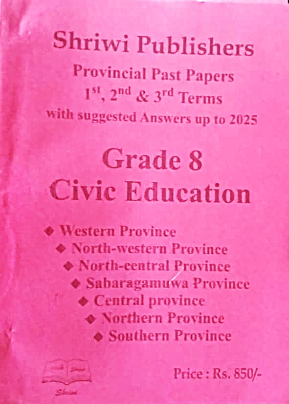 Civic Education Grade 8 : Provincial Past Papers With Answers Upto 2025