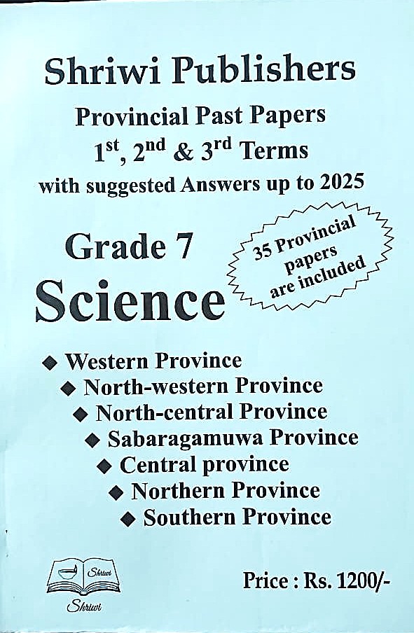 Science Grade 7 : Provincial Past Papers with Answers Up to 2025
