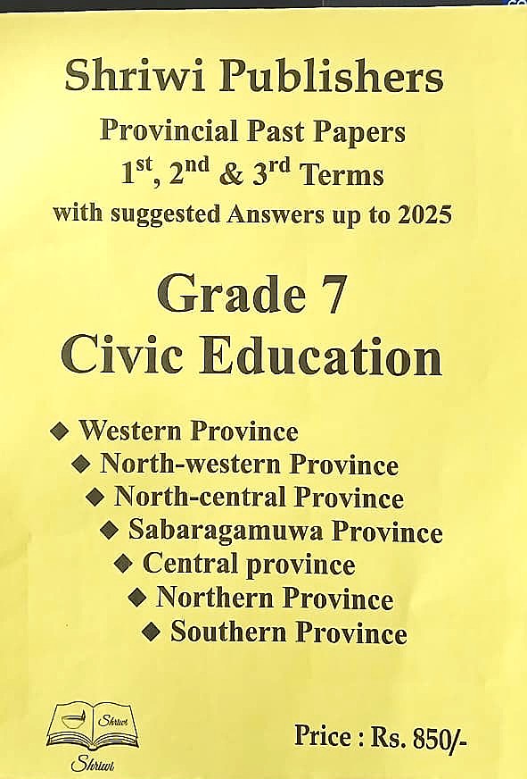 Civic Education Grade 7 : Provincial Past Papers with Answers Up to 2025