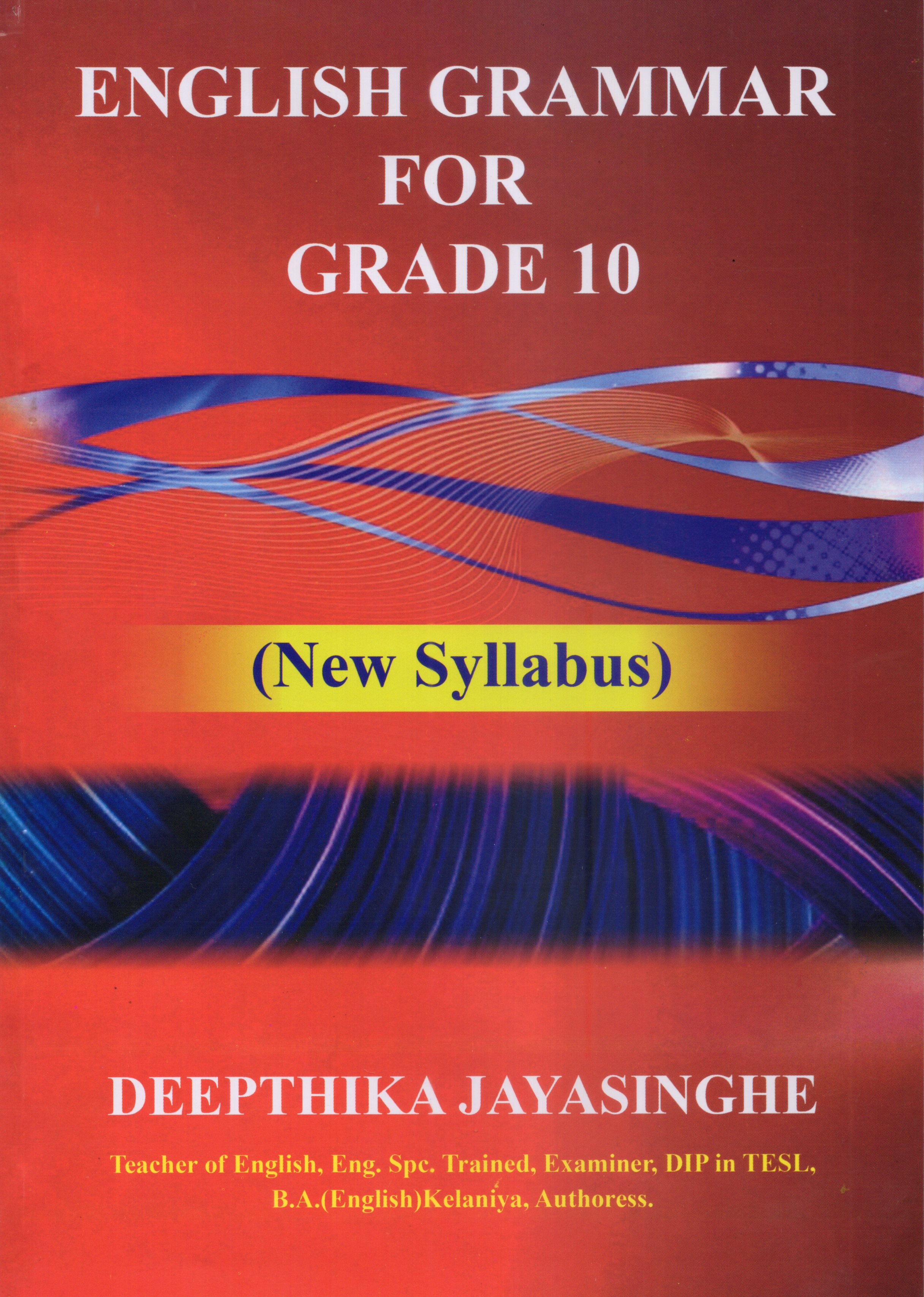 English Grammar For Grade 10
