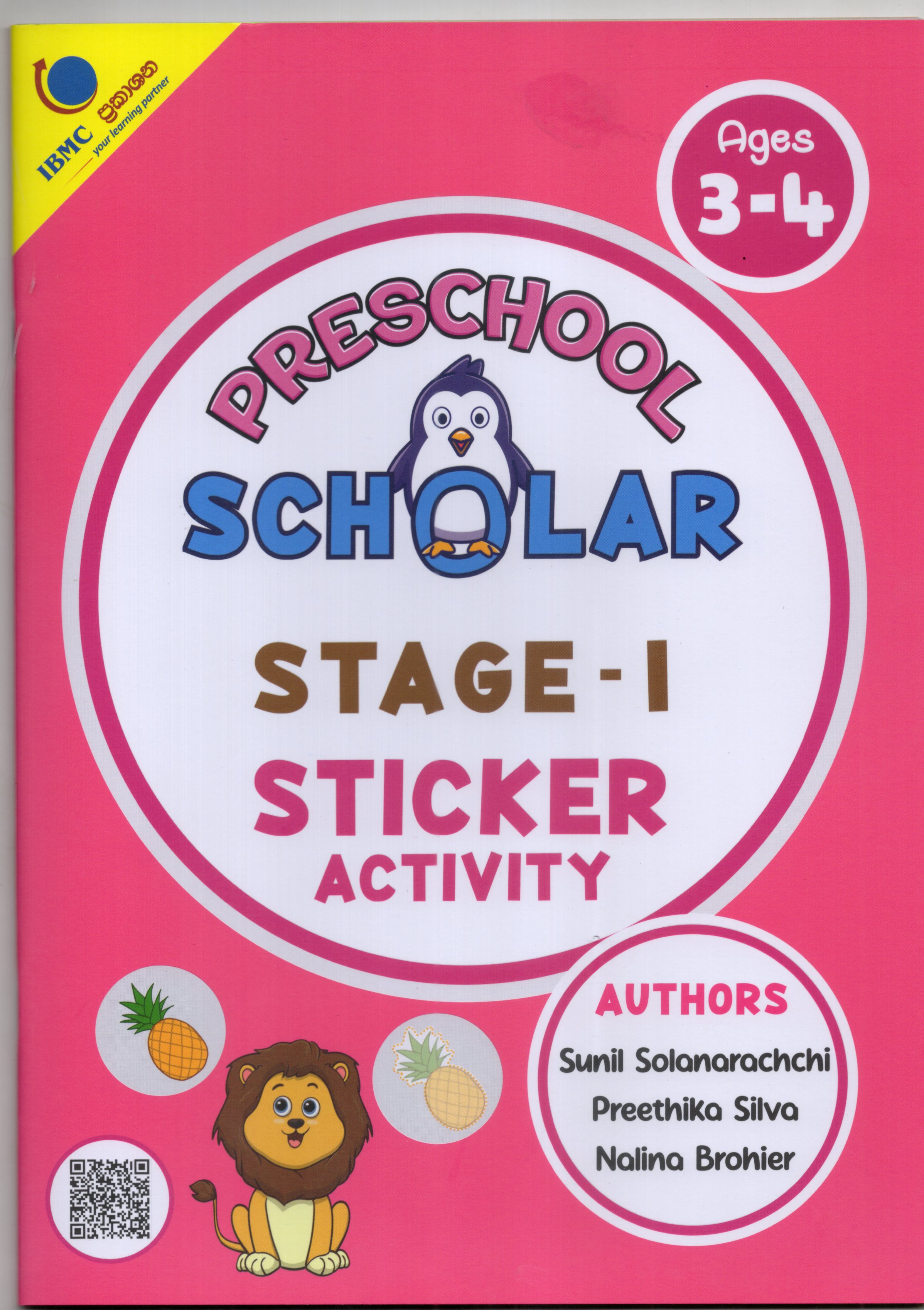 Preschool scholar stage 1 : Sticker Activity
