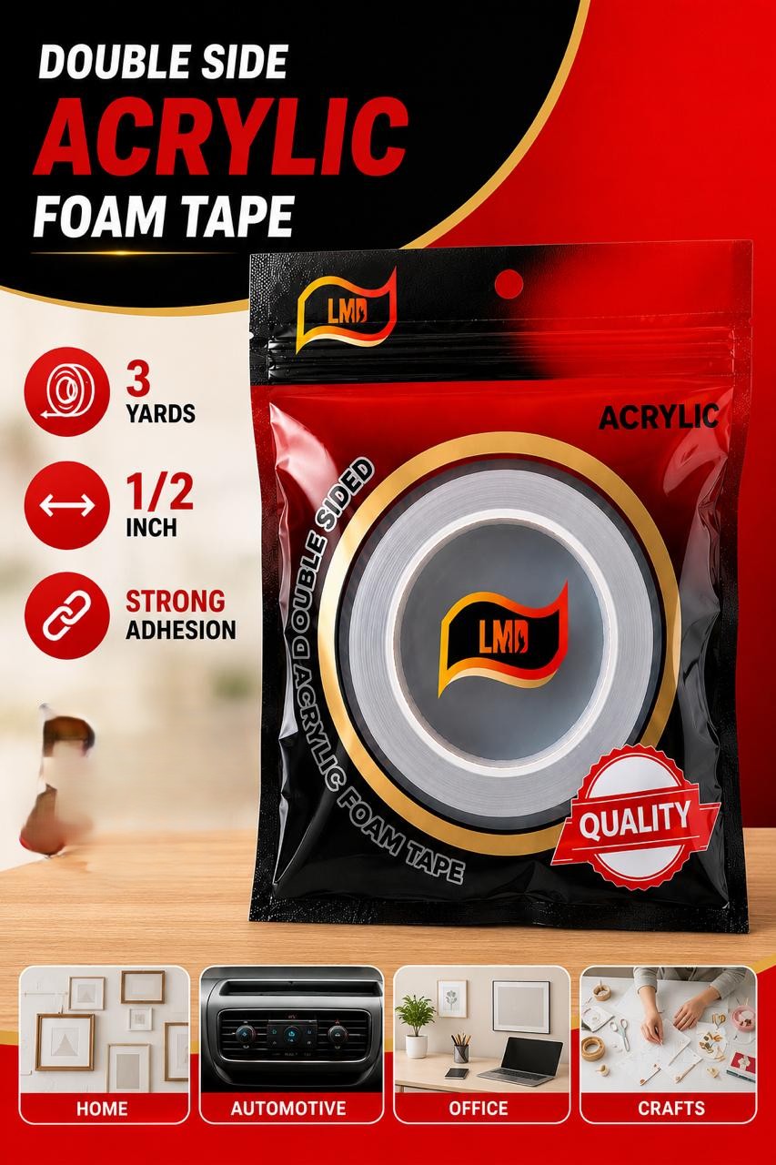 Double Side Acrylic Foam Tape 1/2inch