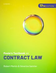 Pooles Textbook on Contract Law : 17th Edition