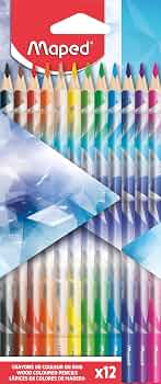 Maped Arctic Triangular Colour Pencils 12pcs