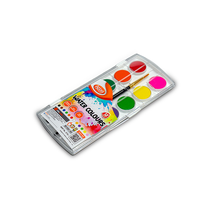 Atlas Water Colour Cake 12 Colours