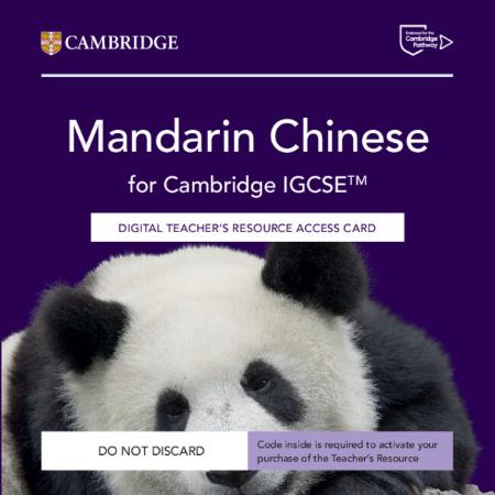 Mandarin Chinese for Cambridge IGCSE Digital Teachers Resource Access Card : 2nd Edition