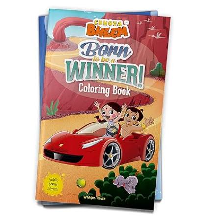 Chhota Bheem Born To Be A Winner: Jumbo Size Coloring Book For Children