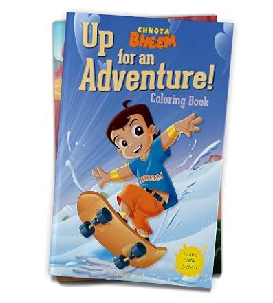 Chhota Bheem - Up For An Adventure : Coloring Book For Children