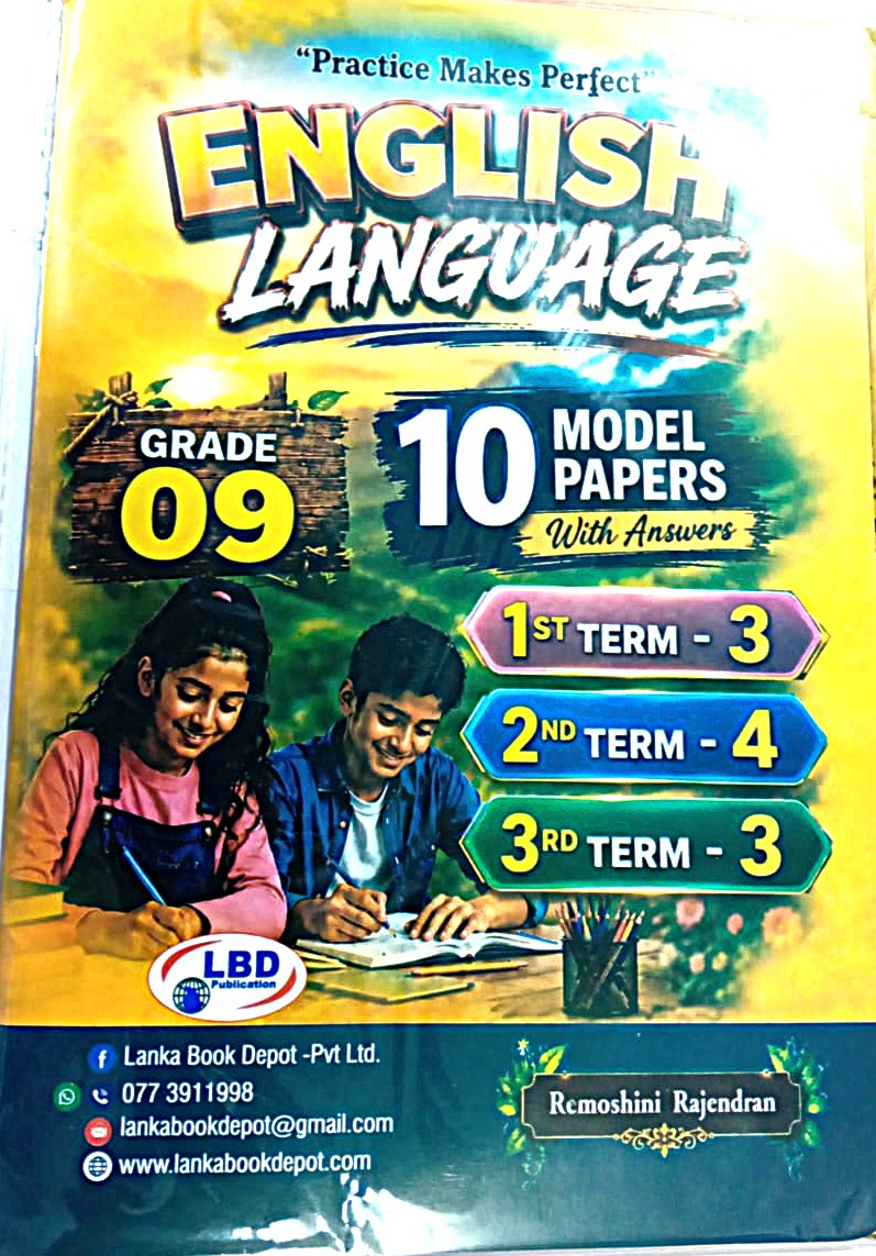 English Language Grade 9 : 10 Model Papers With Answers