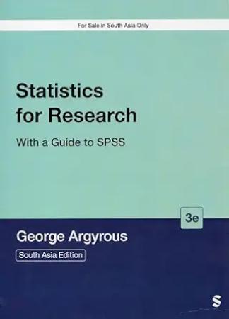 Statistics for Research: With a Guide to Spss