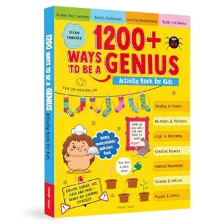 1200 Ways To Be Genius Activity Book For Kids