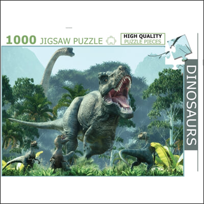 Jigsaw 1000 Piece Puzzle Dinosaurs