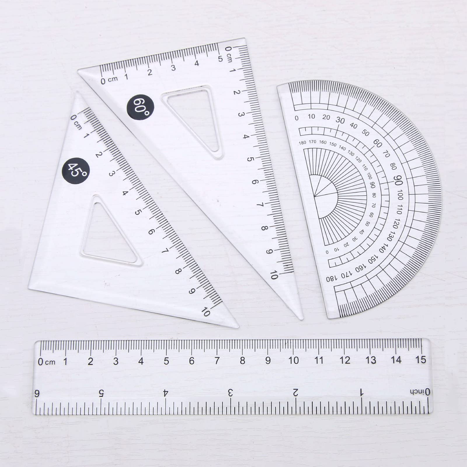 Geometry Ruler Set