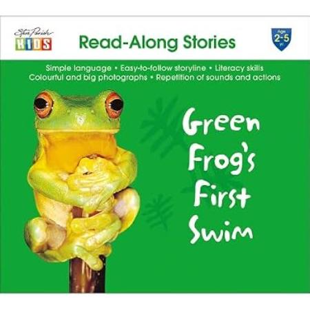 Green Frogs First Swim