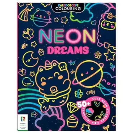 Kaleidoscope Sticker Colouring Neon Dreams