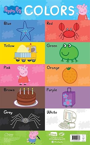 Peppa Pig : Early Learning Colors Chart