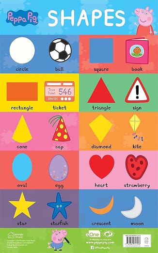 Peppa Pig : Early Learning Shapes Chart
