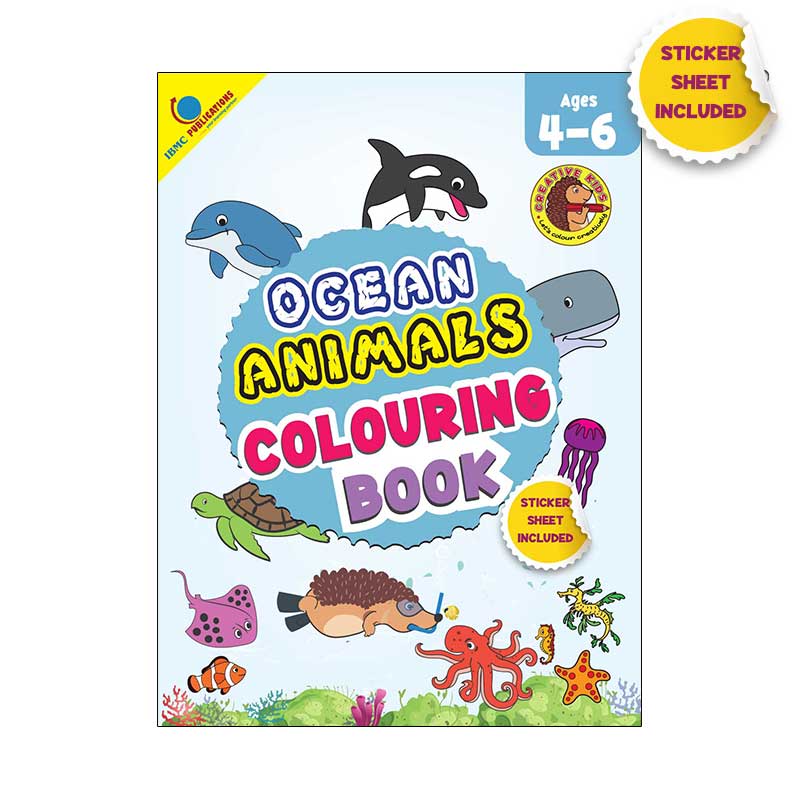 Colouring Book : Ocean Animals