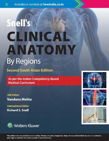 Snells Clinical Anatomy by Regions : 2nd South Asian Edition